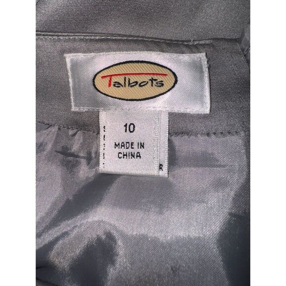 Talbots Womens Silk Pencil Skirt Size 10 Lilac Purple Classic Office Work - Picture 3 of 4